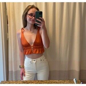 dainty orange top